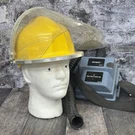 Vintage Racal Domeguard Air-mate 3 Safety Helmet Hat Full-face Pull Down Shield. Fixed Price $80.00.
