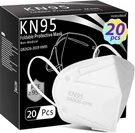 Hotodeal KN95 Face Mask 20 PCS,5 Layers Cup Dust Against PM2.5 From Fire Sm. Fixed Price $16.87.