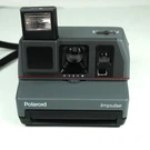 Vintage Polaroid Impulse Instant Camera W/ Strap Gray & Black Tested Made Uk. Fixed Price $39.99.