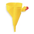Justrite 11202Y FUNNEL,11IN.X1/2IN.,YELLOW 3AG33. Fixed Price $148.26.
