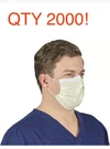 Qty 2000 Halyard Fluidshield Lvl 1 Procedure Face Mask Yellow 25867. Fixed Price $79.99.