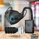 Electric Wearable Air Purifier Mask With Filter For Dust Work Welding Painting. Fixed Price $50.00.