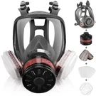 Full Face Gas - Reusable Respirator Masks Survival Nuclear And Chemical. Fixed Price $64.99.
