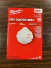 Milwaukee 48-73-4035 20 Pack Of N95 Respirators. Fixed Price $28.99.