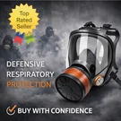 Full Face Gas Respirator Tear Protection Veteran Owned Seller Masks. Fixed Price $59.00.
