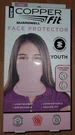 Copper Fit Guardwell Infused Face Protector Pink Youth Brand New. Fixed Price $10.95.
