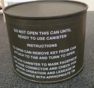 Sealed Unopened C2A1 Military Grade M40 Gas Mask Canister Biological Chemical. Fixed Price $29.99.
