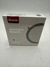 Kase Cpl/vari Combo Screw-in Filter 1.5-8 Stop ND3 ND236 Optical Glass .... Fixed Price $74.99.