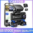 Dash Cam Free 128GB Card, Built-in Wi-fi Gps 3.18 Ips Screen, Wdr Night Vision. Fixed Price $91.79.