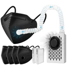 Electric Wearable Purifier Maskes,air Supply,breathe Easier,with Hepa Fil.... Fixed Price $46.68.