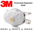 3M 8233 N100 Particulate Respirator Smoke Protection Mask W/ Exhalation Valve. Fixed Price $99.99.