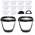 Bfhongly Plastic Face Shield (2 Pack) Full Safety 1 Count (pack Of 2), Clear. Fixed Price $31.99.