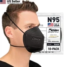 Accumed Bnx N95 Mask Black 20-PACK Made In Usa Respirator H95B. Fixed Price $19.99.