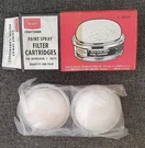 Vtg Orig Sears Craftsman Paint Spray Filter Cartridges #18574 Pair. Fixed Price $10.00.
