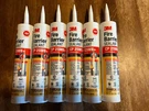 3M CL25WB+ Fire Barrier Sealant. 6 Tubes 10.1OZ. Fixed Price $50.00.
