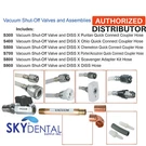 Belmed Vacuum Shut-off Valve Assembly X Quick Connect Coupler Hoses S300 S400. Fixed Price $425.49.