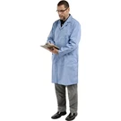 Superior Surgical 473-XL Microstatic Esd Lab Coat Blue Unisex. Fixed Price $64.96.
