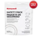 Howard Leight Honeywell Multi-item Safety Pack 3 Masks Pairs Of Gloves 5 Wipes. Fixed Price $6.69.