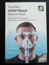 New Cpap Silicone Nasal Mask Small Cushion Headgear Nuvomed Spandex Pc. Fixed Price $34.99.