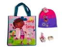 Doc Mcstuffins Glitter Spray Bundle Knit Hat Winter Stocking Cap Tote Bag Wash. Fixed Price $11.99.