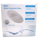 Wecation Water Fountain Filter For Pet Stainless Steel, 84OZ Pack. Fixed Price $14.95.