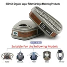 6001CN Organic Vapor Respirator Filter Cartridge For 6300 6800 7502 Gas Mask Us. Fixed Price $35.99.