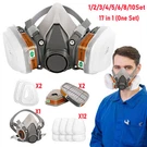17 IN1 Half Gas Mask Facepiece Spray Painting Respirator Safety Suit 6200. Fixed Price $139.99.