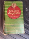 Ao Red Devil Wwi R-2090 Respirator W/ R90 Filters Nos Vtg Mask With Strap. Fixed Price $25.00.