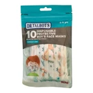 Dr. Talbot's 10 Pack Disposable Kids Face Masks Girls 2-5 Years Set. Fixed Price $5.99.