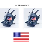 Safeguardian (two) Gas Mask Face Respirator Cbrn Shield Israeli Military Grade. Fixed Price $55.45.