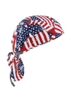 Ergodyne Chill-its 6615 Absorptive Moisture-wicking Dew Rag, Stars And Stripes. Fixed Price $14.00.