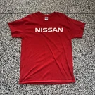 Gildan Shirt Mens Red Nissan Work Employee Car Uniform Staff Crew (jj). Fixed Price $11.25.