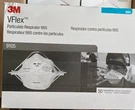 3M 9105 Vflex Particulate Respirator N95 Mask Case Of 8 Boxes (50 Per Box). Fixed Price $75.00.