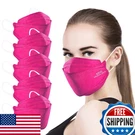 Akgk KN95 Face Masks 50 Pack 5-PLY Disposable Hot Pink Against Pm 2.5. Fixed Price $39.33.