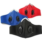 3 Pcscycling Face Mask Sport PM2.5 Anti-pollution Running Carbon Filter Washable. Fixed Price $11.80.