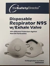New Boxes 120 Masks Disposable Respirator N95 W/exhale Valve. Fixed Price $150.00.