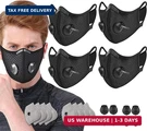 Nbdib 4 Pack Adjustable Reusable Face Protection With 8 Carbon Filters And Val. Fixed Price $23.42.