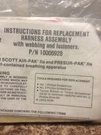 Scott Air-pak Iia & Presur-pak Replacement Harness Assembly P/N10006928. Fixed Price $29.99.
