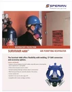 Survivair 4000 Blue Purifying Respirator Mask. Fixed Price $100.00.