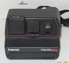 Vintage Polaroid Impulse Qps Instant Film Flash Camera With Strap Tested Works. Fixed Price $27.98.