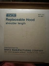 Binks 40-881 Replaceable Hood Shoulder Length *new (1 Piece). Fixed Price $9.97.