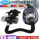 6800 Full Face Gas Mask Chemical Paint Spray Respirator Air Breathing Electric. Fixed Price $129.99.