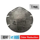 3M Workshop Odor Respirator, 8247H1-DC, Each/pack. Fixed Price $11.08.