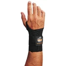Ergodyne 4000 Wrist Support, Elastic, Single Strap, Right, Black, Size. Fixed Price $17.65.