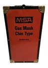 Vintage Msa Chin Type Gas Mask W/ Canisters Original Case Industrial Respirator. Fixed Price $38.99.