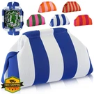 Sunnymove Mahjong Tile Bag, Woven Clutch Purse Blue, Beach. Fixed Price $34.99.
