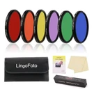 Lingofoto 6PCS Round Full Color Lens Filter Set Red Orange Yellow Green Blue .... Fixed Price $49.27.