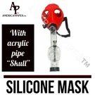 Inhale High Quaity Silicone Gas Mask Smoking Hookah Pipe Skull Design. Fixed Price $29.95.