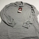 Bulwark Fr Flame Resistant Men Long Sleeve Polo Shirt Size 4XL Grey Nwt. Fixed Price $34.99.