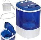 Mini Portable Single Tub Washing Machine Compact 2-IN-1 Semi-automatic Washer Us. Fixed Price $102.18.